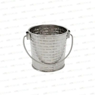 Tablecraft GTSS33 Steel Small Pail With Handle, 3.7