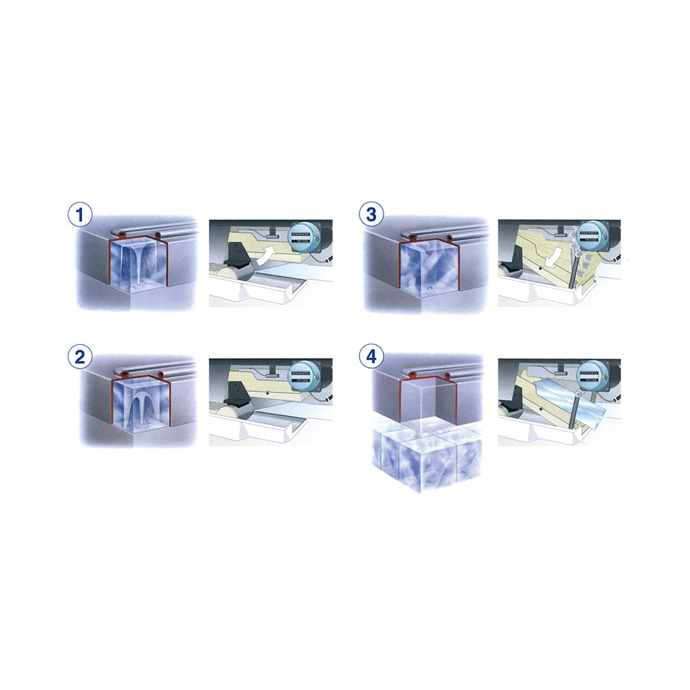 Hoshizaki IM-240ANE-HC Modular Ice Cube Maker Without Bin, Ice Capacity 195 kg/Day, 0.93 kW