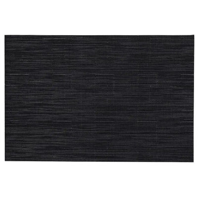 Wundermaxx 951.236 Poly Vinyl Placemat Black 30.5 X 45.7 cm, Pack of 10