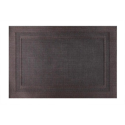 Wundermaxx 951.244 Poly Vinyl Placemat Brown 30.5 X 45.7 cm, Pack of 10