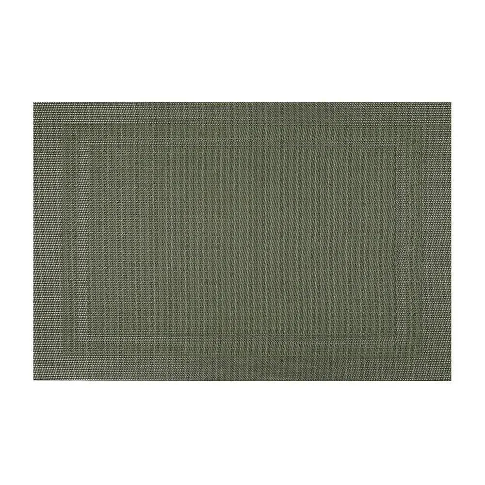 Wundermaxx 951.247 Poly Vinyl Placemat Green 30.5 X 45.7 cm, Pack of 10