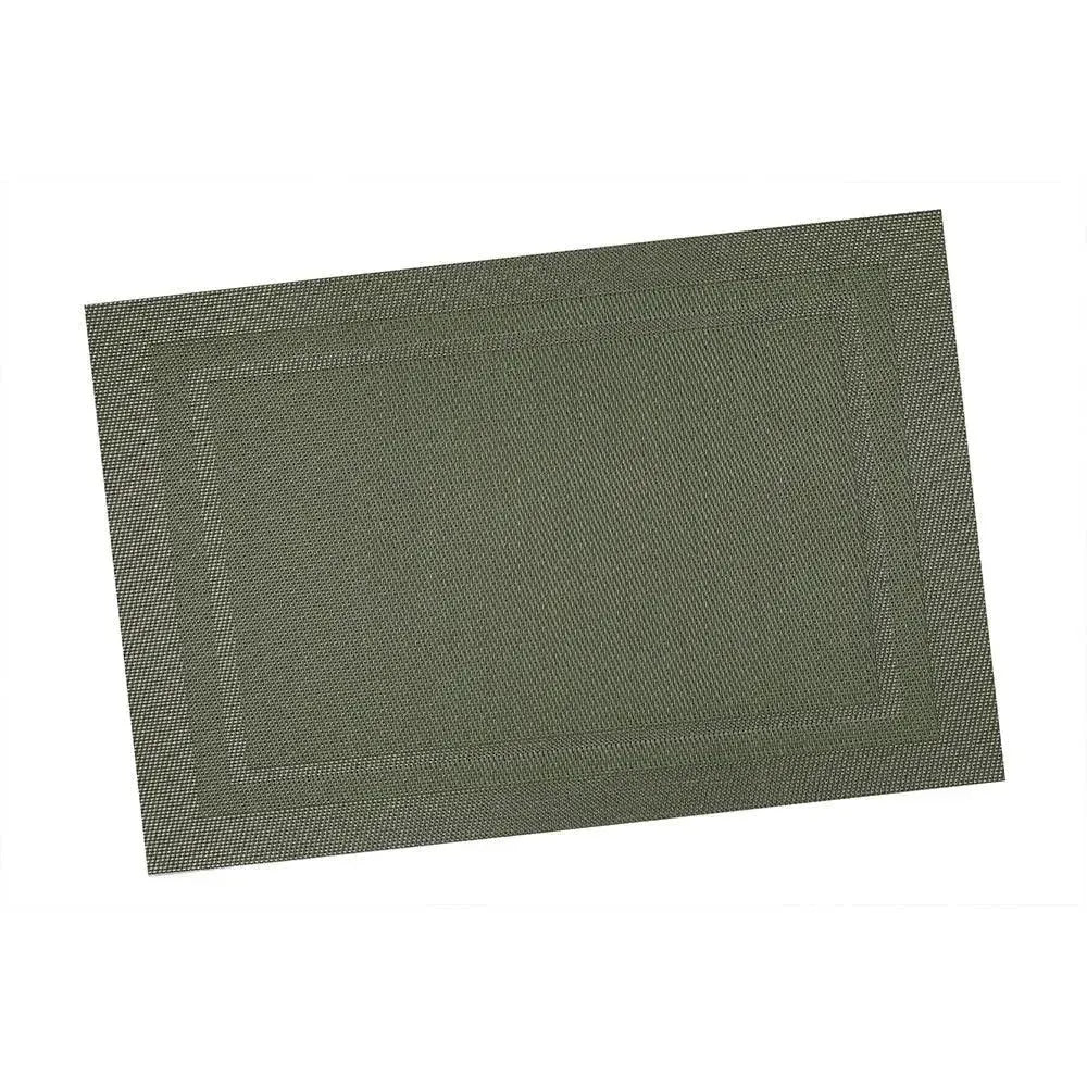 Wundermaxx 951.247 Poly Vinyl Placemat Green 30.5 X 45.7 cm, Pack of 10