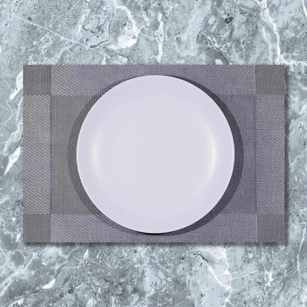 Wundermaxx 951.250 Poly Vinyl Placemat Grey 30.5 X 45.7 cm, Pack of 10