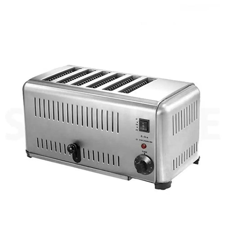 THS ETS-6 Electric 6 Slots Bread Toaster Round Edges Design, Power 2500W - HorecaStore