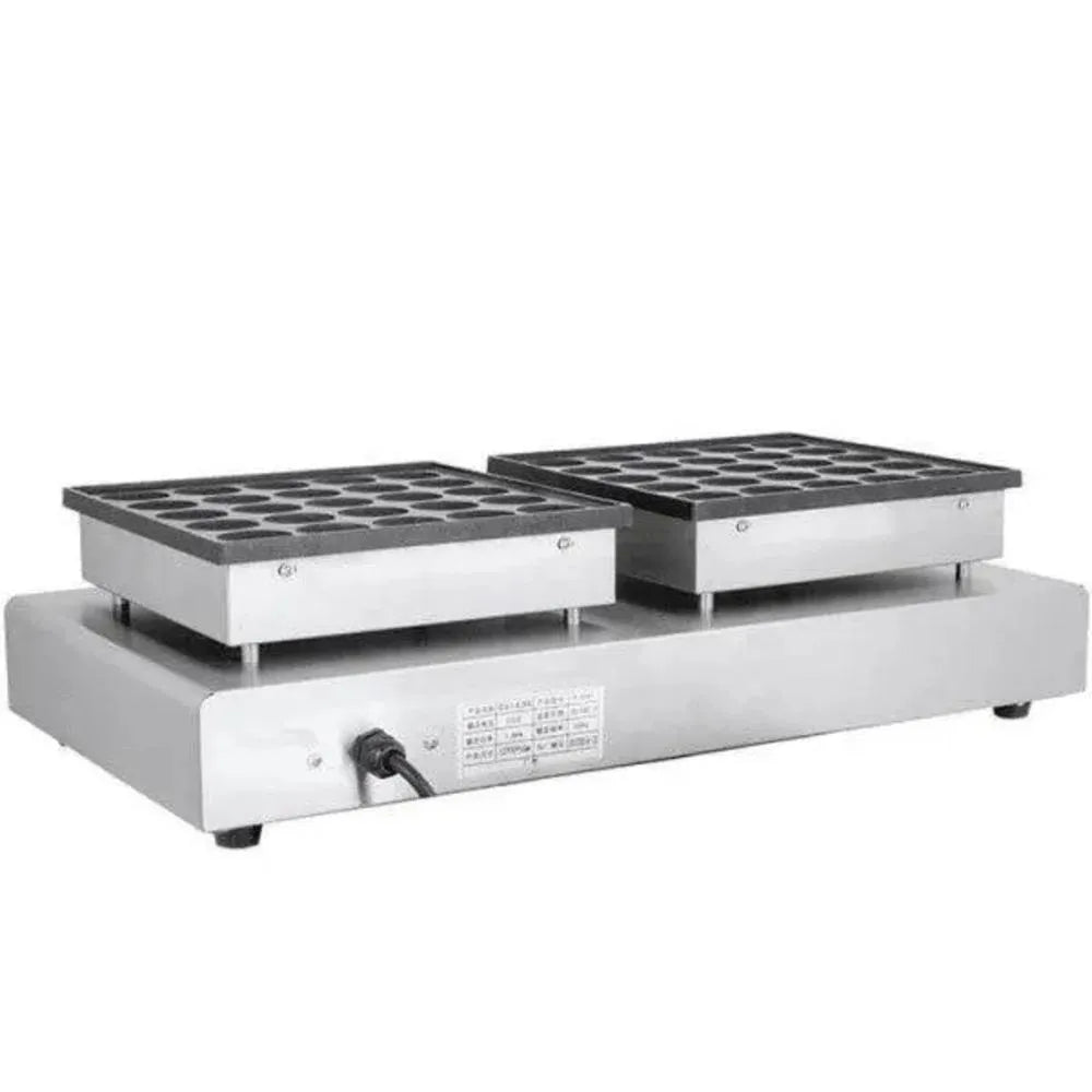 THS FY-2241 Electric 1800W Double Small Pancake Machine Cast Iron Plates