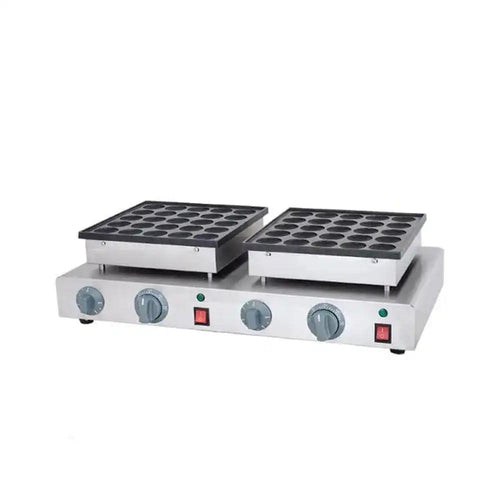 THS FY-2241 Electric 1800W Double Small Pancake Machine Cast Iron Plates