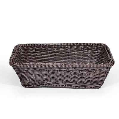 Wundermaxx PRBC352510 Poly Rattan Display Basket Coffee, 35X25X10CM