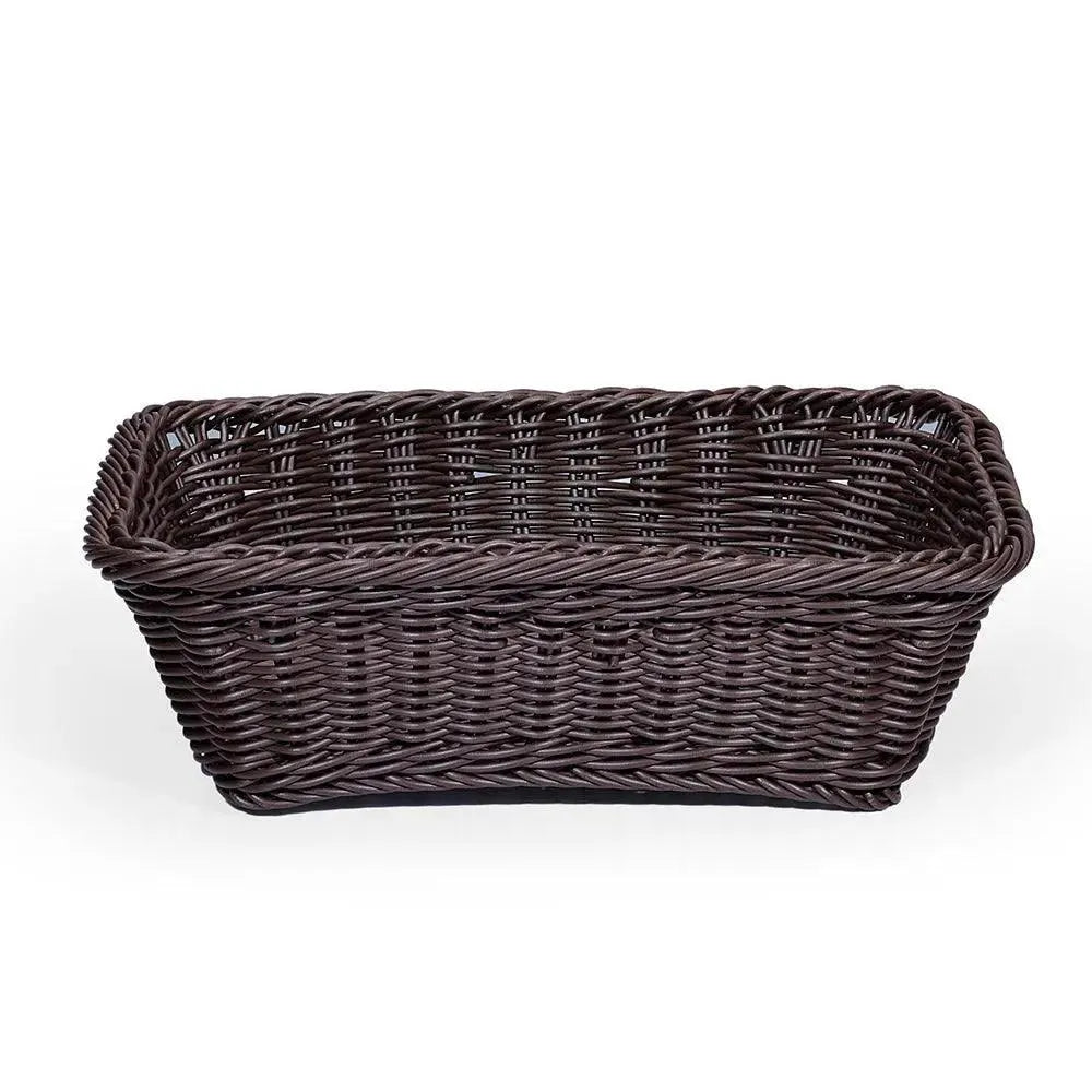 Wundermaxx PRBC403010 Poly Rattan Display Basket Coffee, 40X30X10CM