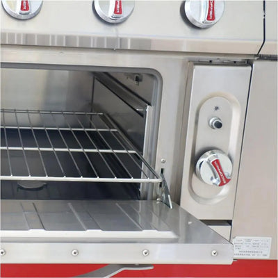 THS Stainless Steel Electric 15.2 KW Heavy-Duty Electric 4 Hot Plate Cooker and Oven, 80 X 90 X 97 cm