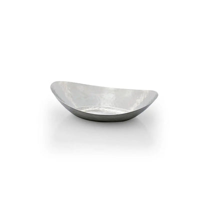 THS Stainless Steel Hammered Finish Bread Basket Cutting SSM.Fin 20.5x14x4.5cm