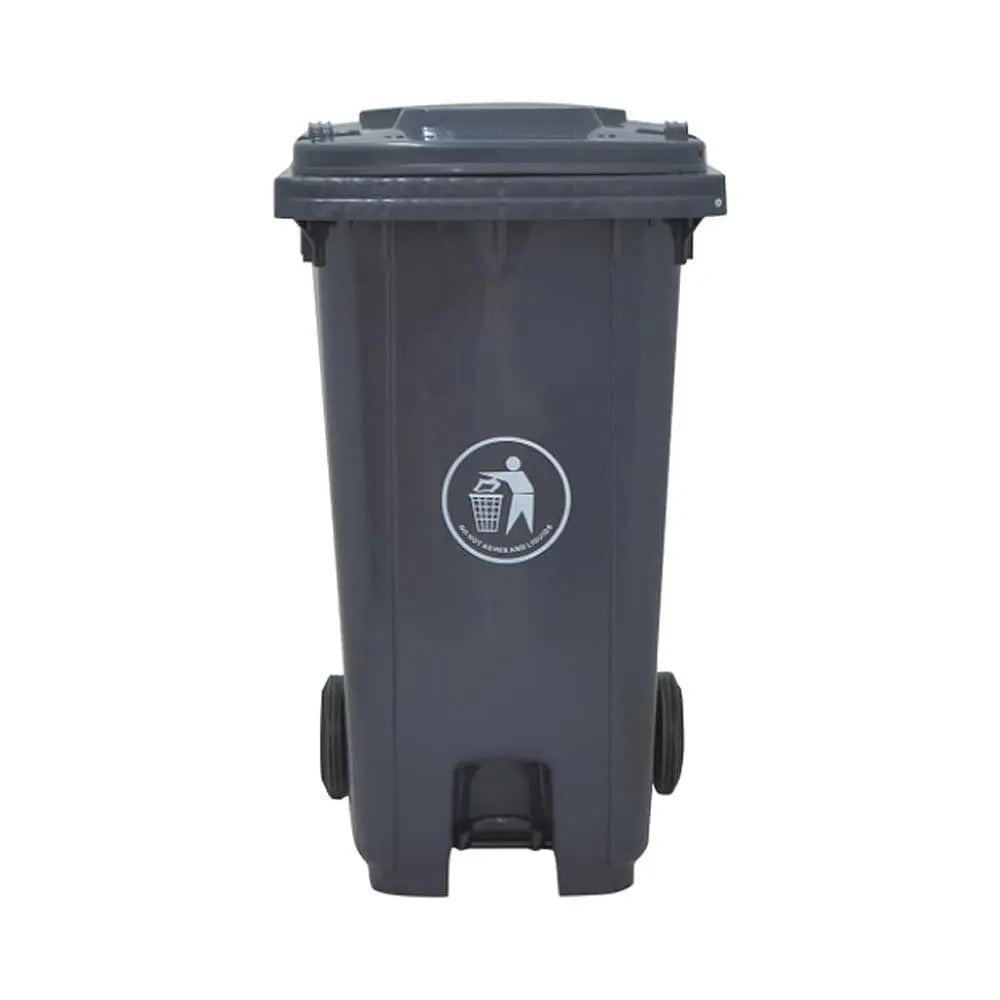 THS Waste Bin 120 Liters With Pedal, Grey