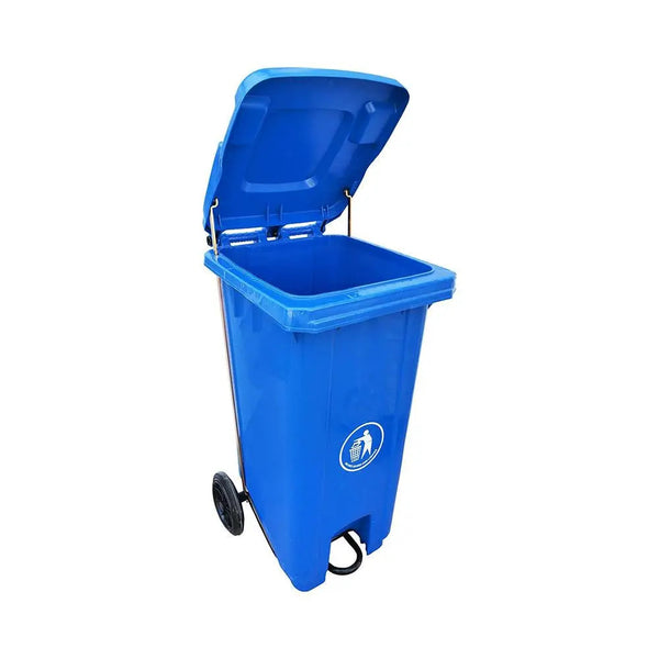 THS Waste Bin 240 Liters With Pedal, Blue