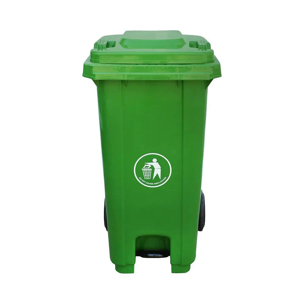 THS Waste Bin 240 Liters With Pedal, Green