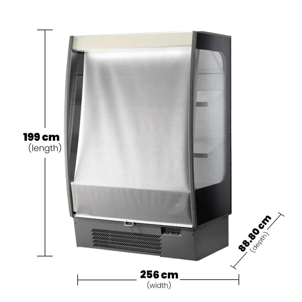 Tecnodom LD250SL Refrigerated Multideck Wall Case 2750 W, 202.5 x 91.2 x 124.7 cm - HorecaStore