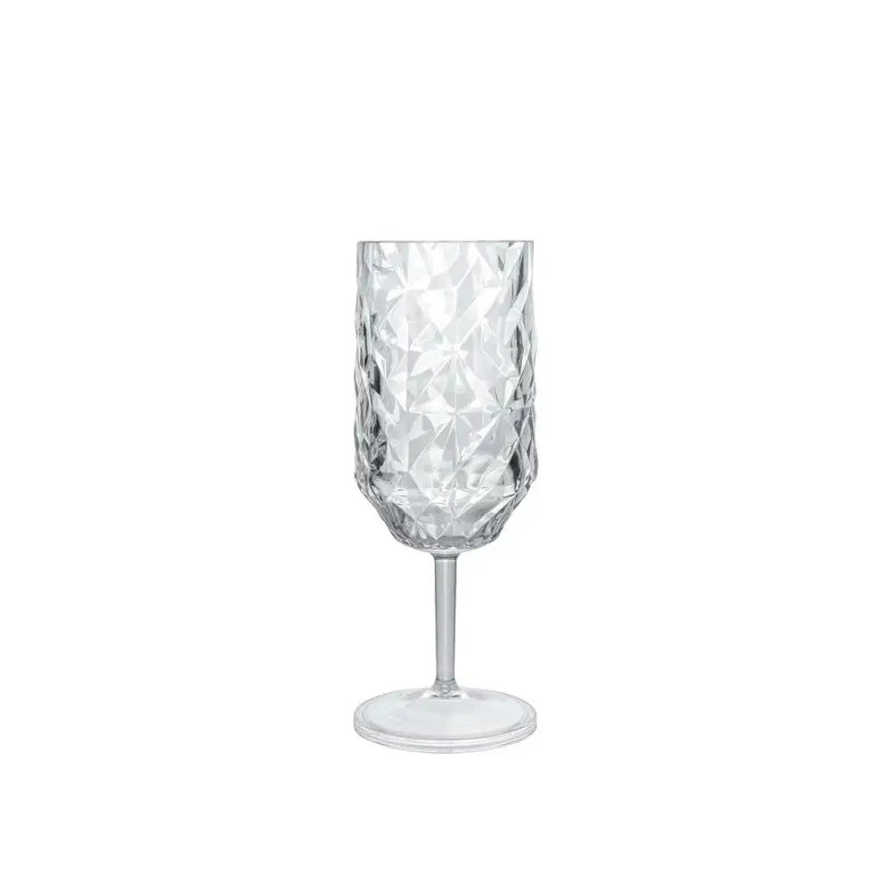 Tribeca Exclusive Prisma Polycarbonate Pc Clear Goblet  400 ml, BOX QUANTITY 36 PCS