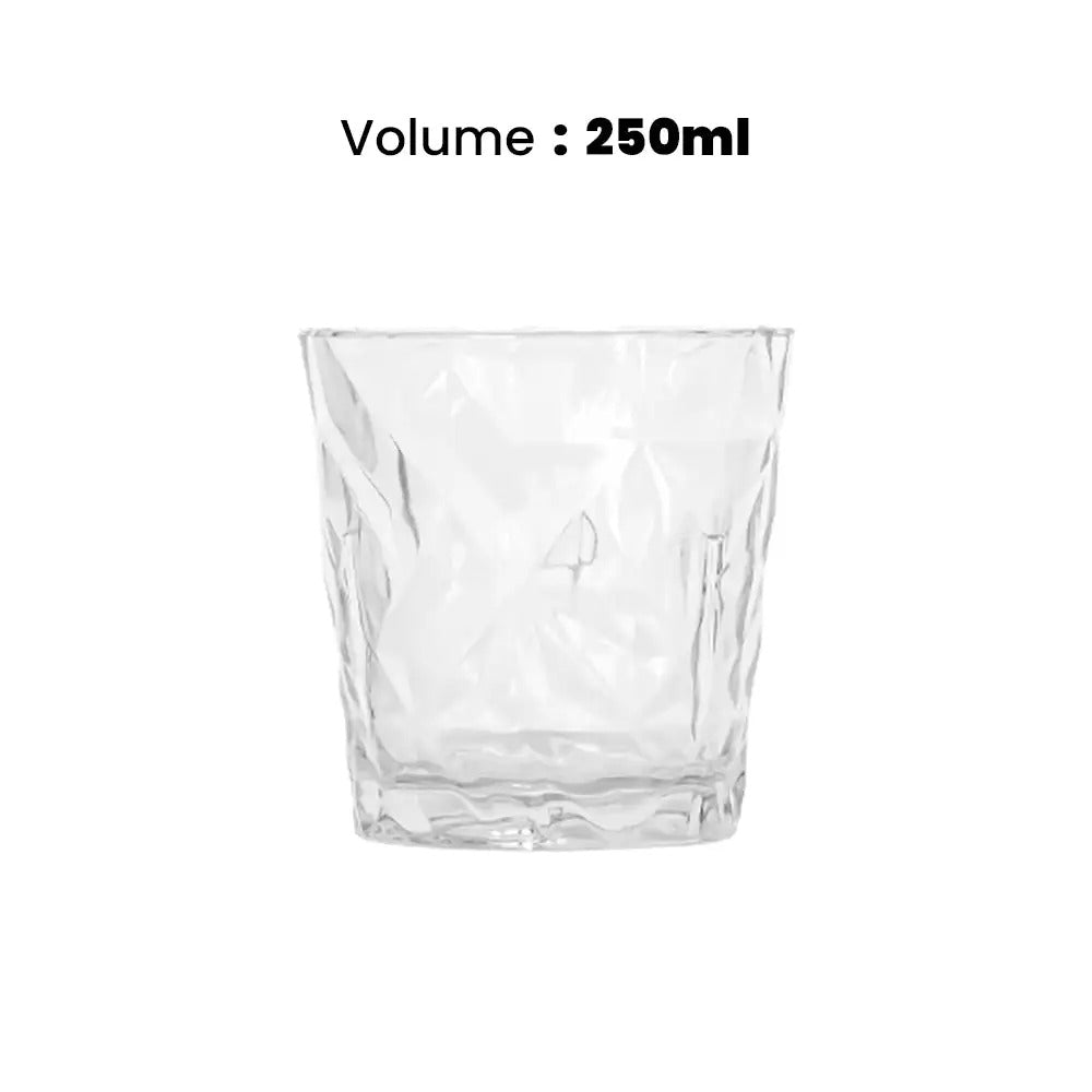 Tribeca Exclusive Prisma Polycarbonate Pc clear Tumbler 250+ml, BOX QUANTITY 36 PCS