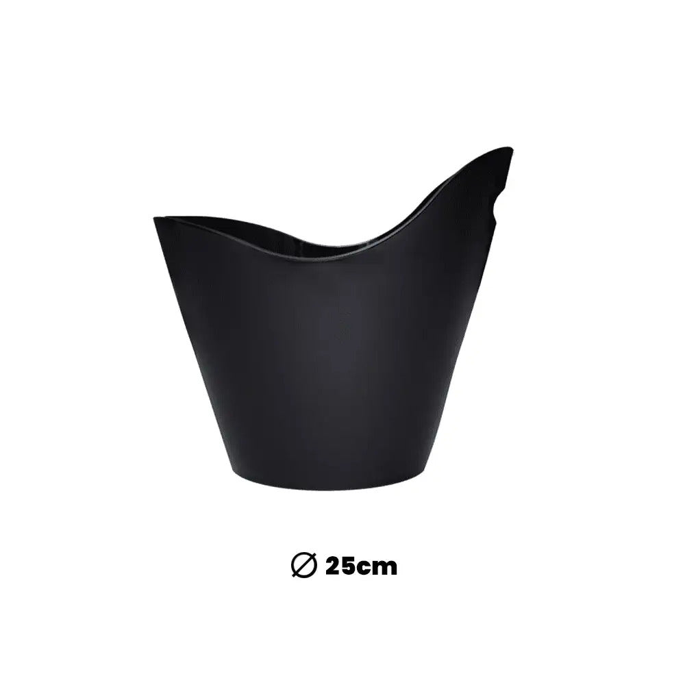 Tribeca Polycarbonate Black Champagne Bucket Ps 29 x 24 x cm, BOX QUANTITY 8 PCS