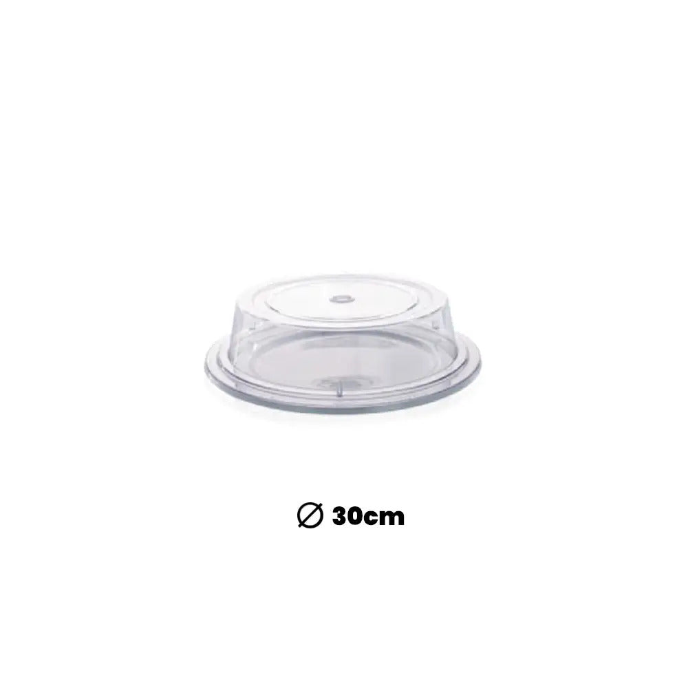 Tribeca Polycarbonate Clear Plate Cover 30 Cm, BOX QUANTITY 25 PCS