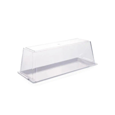 Tribeca Polycarbonate Clear Rectengular Plate Cover 14 X 3CM, BOX QUANTITY 6 PCS