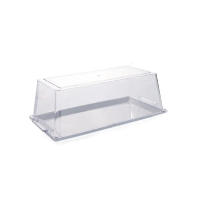 Tribeca Polycarbonate Clear Rectengular Plate Cover 18 x 3 cm, BOX QUANTITY 6 PCS