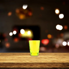 Tribeca Polycarbonate Neon Yellow Shot Glass 60 ml, BOX QUANTITY 120 PCS