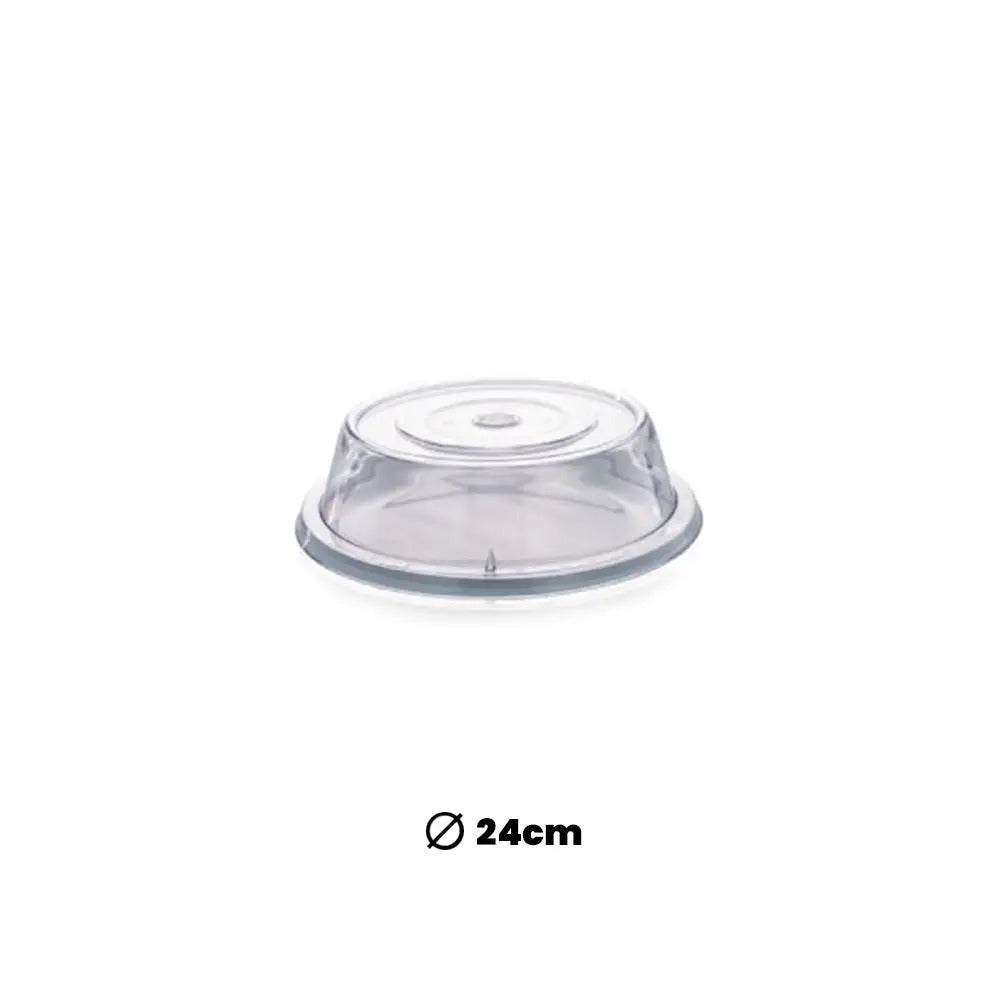 Tribeca Polycarbonate Plate Cover 24 Cm, BOX QUANTITY 25 PCS