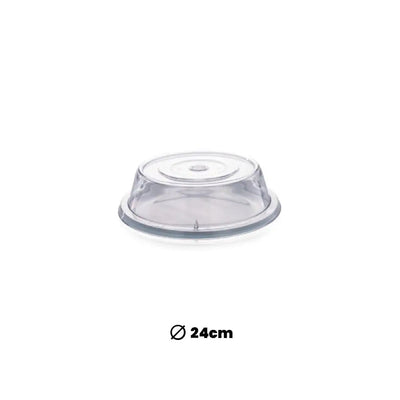 Tribeca Polycarbonate Plate Cover 24 Cm, BOX QUANTITY 25 PCS