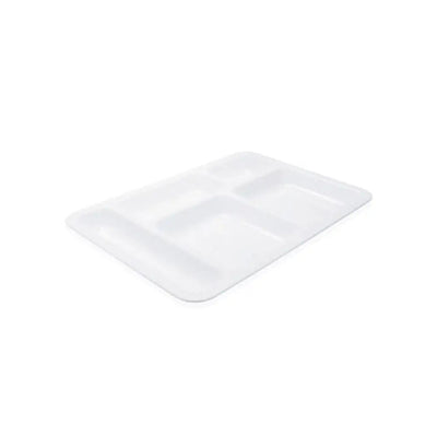 Tribeca Polycarbonate White Compartment Tray 4 cm, BOX QUANTITY 20 PCS