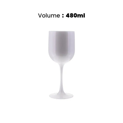 Tribeca Premium Polycarbonate Pc White Cocktail Glass 480 ml, BOX QUANTITY 40 PCS