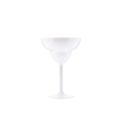 Tribeca Premium  Polycarbonate Pc White Margarita Glass 350 ml, BOX QUANTITY 48 PCS