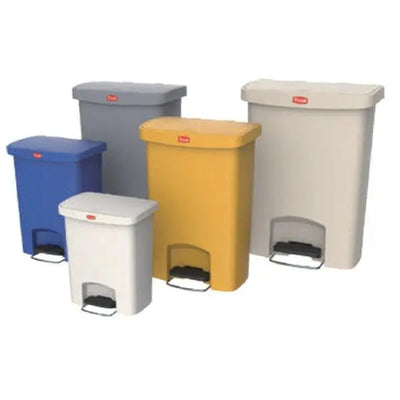 Trust Commercial  1309 Y Polypropylene Pedal Bin 90 Litres, Yellow