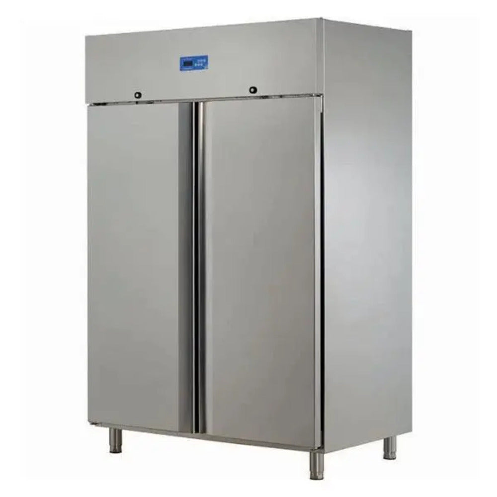 Upright Deep Freezer Four Doors, L 140 x W 80 x H 205 cm, Stainless Steel Finish