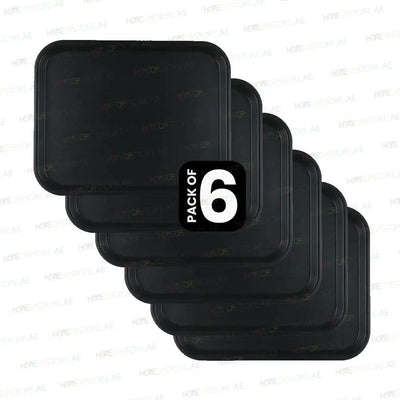 Vague Rectangle Polypropylene Fast Food Tray 45X35cm Black   6/Case   HorecaStore