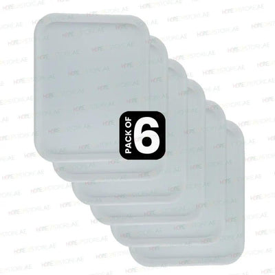 Vague Rectangle Polypropylene Fast Food Tray 45X35cm White   6/Case   HorecaStore