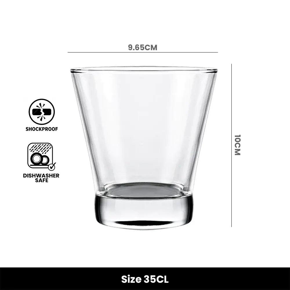 Vicrila Aran Short Tumbler Glass, 35 cl, Pack of 12 - HorecaStore