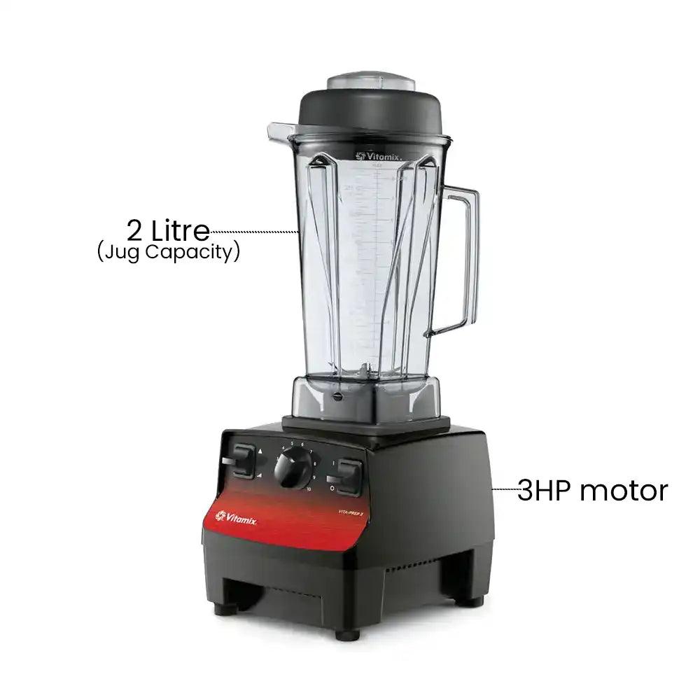 Vitamix BPA Free Plastic Electric 2237W Commercial Preparation Blender Vita Prep-3, 22 X 19 X 51 cm - HorecaStore