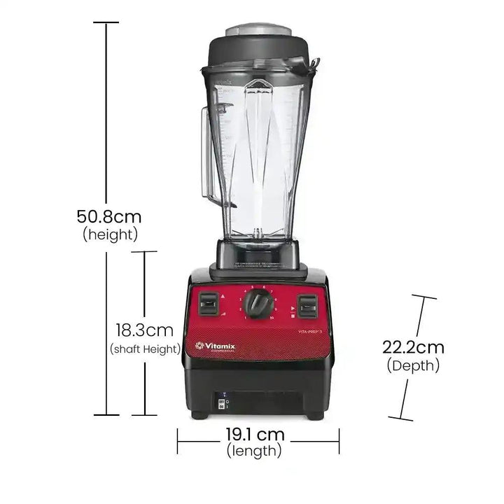 Vitamix BPA Free Plastic Electric 2237W Commercial Preparation Blender Vita Prep-3, 22 X 19 X 51 cm - HorecaStore