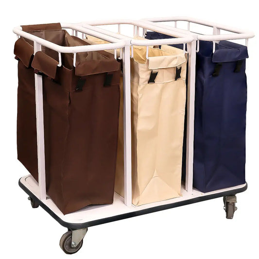 VM Trio Mobile Linen Sorting Station 3 Compartment L 99 x W62 x H92 cm