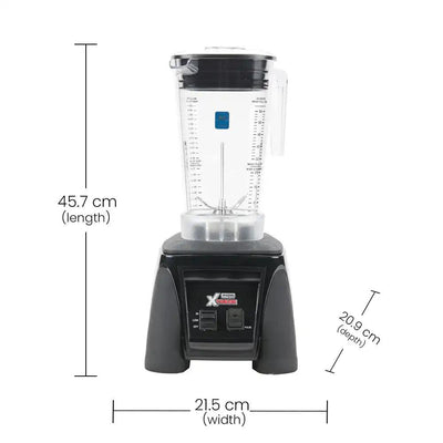 Waring Commercial Plastic Body Electric 1560W Hi-Power Blender With Co-Polyester Container 2L, W22 X H46 cm - HorecaStore