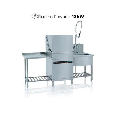 Meiko UPSTER H 500 Hood Type Glass and Dish Washer 12 kW 3 Phase - HorecaStore