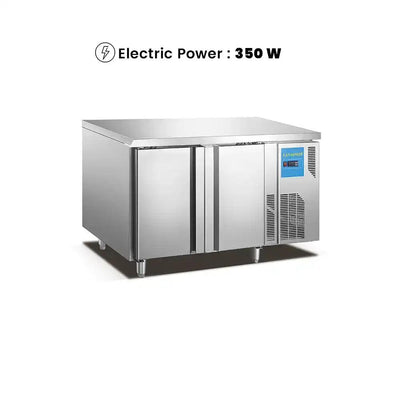 Lava Inox TD14 L2F Work Top Freezer, 2 Spring Doors, 282 L Capacity, Power 230W, 136 x 70 x 86 cm   HorecaStore