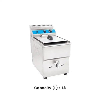 ths gf 181 gas fryer single 34 x 63 x 65 cm