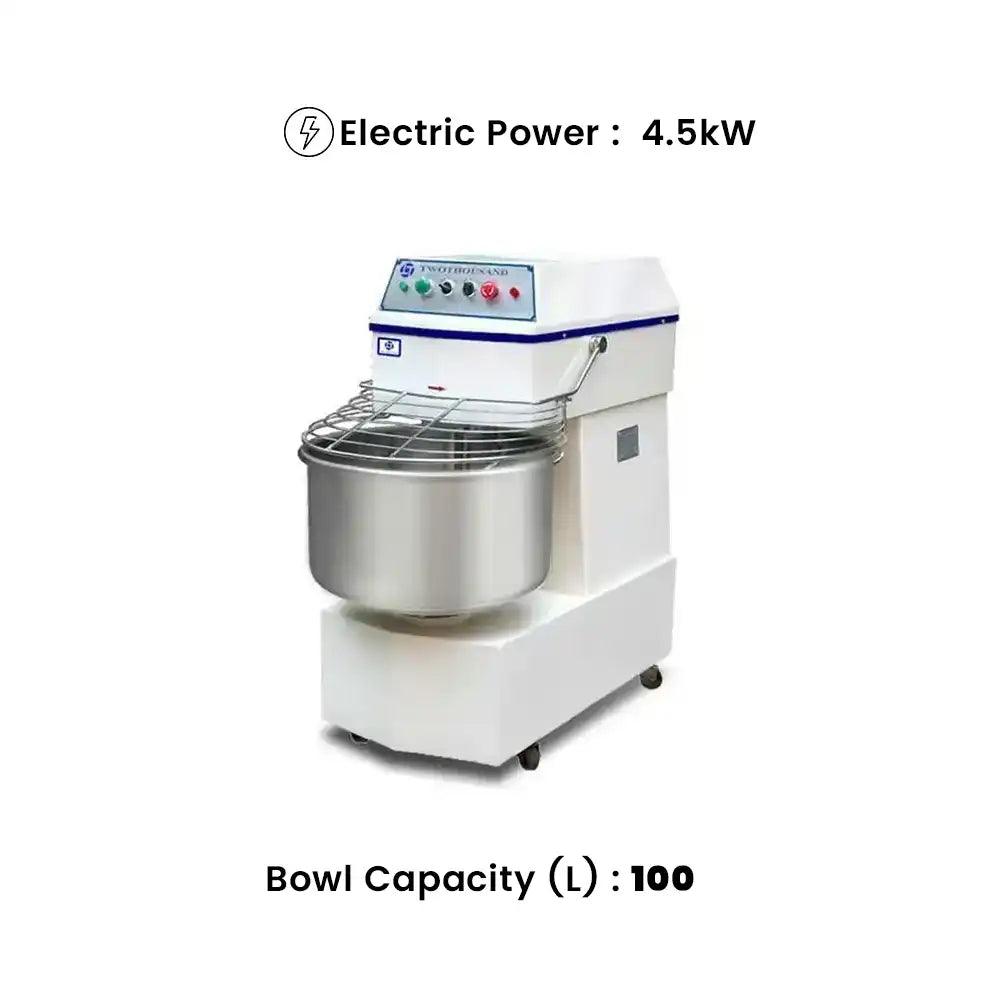 capinox dh 100 dough mixer stainless steel bowl 116 x 65 x 134 cm bowl cap 100 liters max kneading cap 40 kg