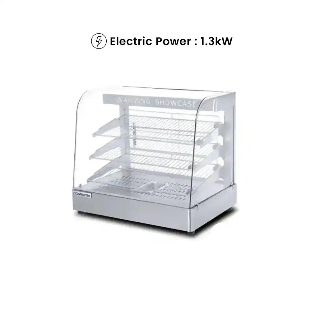 THS HW-862 Electric Counter Top Food Warmer Display Glass Shelf, Power 1.3 KW - HorecaStore