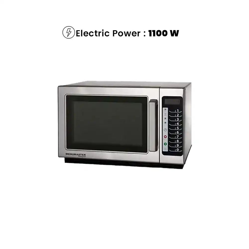 menumaster rcs511tsu stainless steel commercial microwave medium 34 liters capacity electric power 1100 w 55 9 x 48 3 x 34 9 cm