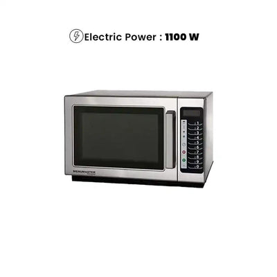 menumaster rcs511tsu stainless steel commercial microwave medium 34 liters capacity electric power 1100 w 55 9 x 48 3 x 34 9 cm