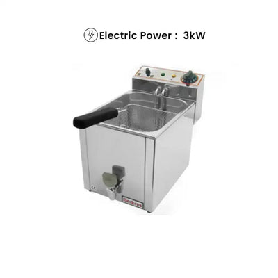 Beckers FR 10LT Electric Deep Fryer 10L, Power 3 kW - HorecaStore