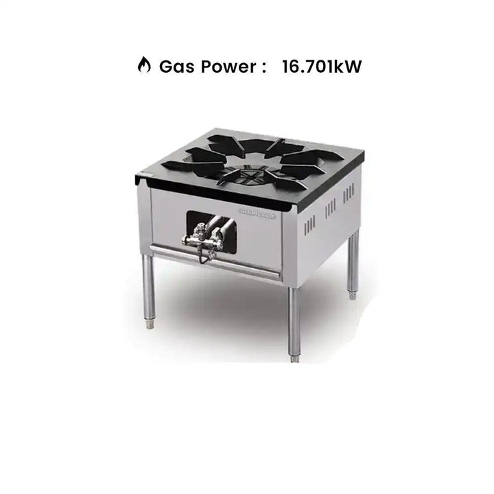 Berjaya SP1-HP Gas Stock Pot High-Pressure Pineapple Burner, Power 16.701 kW - HorecaStore