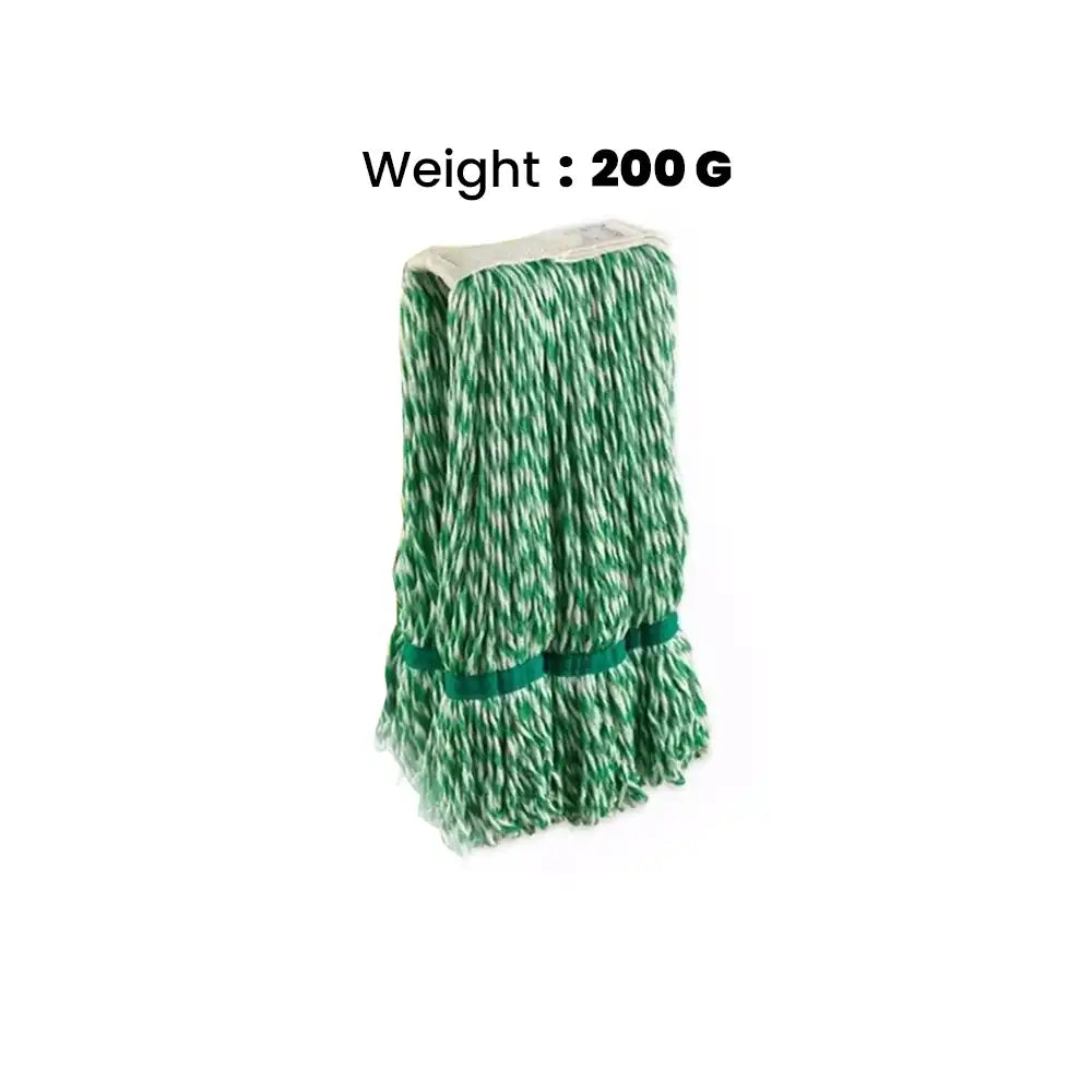 THS 205000 Kentucky Looped End Mop 200g Green/White