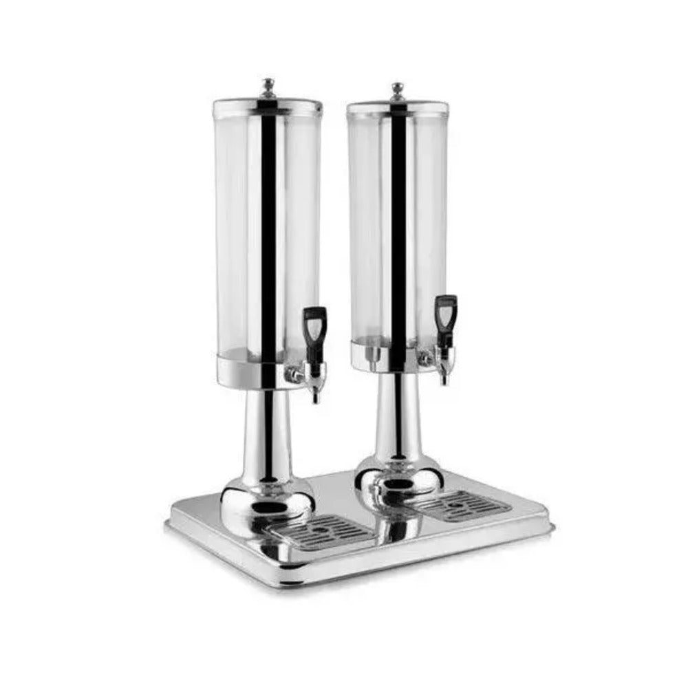 Wundermaxx Stainless Steel Double Juice Dispenser, 2 x 5 Liters